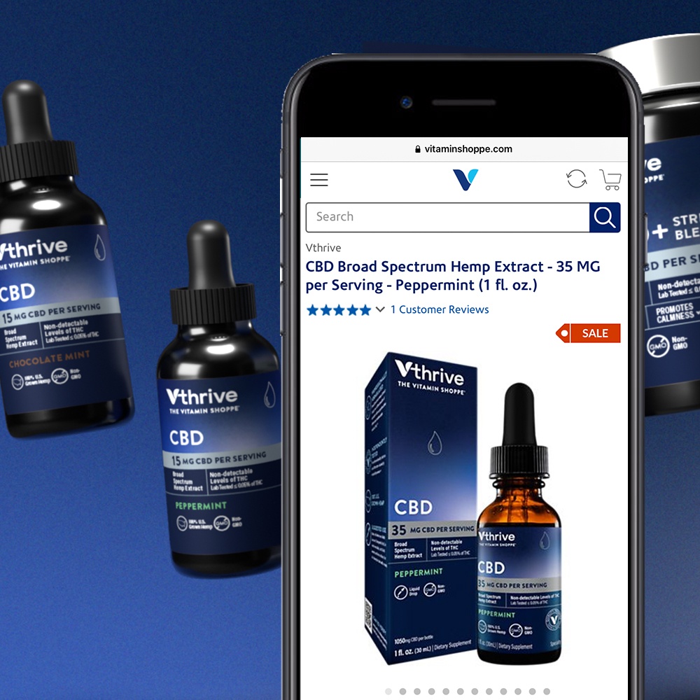 Vthrive CBD design